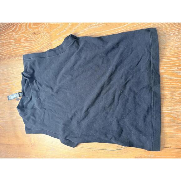Skims Tops - Skims Black Sleeveless Top Soft Cotton Blend Casual Chic Size Regular L